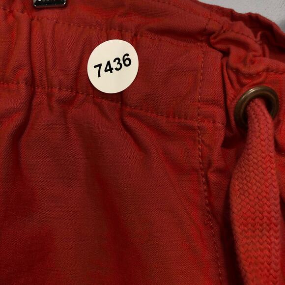 Free People Spring Trekker Wind Pants Pull on Jogger Hot Sauce Orange M - Picture 7 of 7